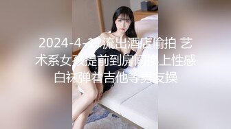 2024-4-12流出酒店偷拍 艺术系女孩提前到房间换上性感白袜弹着吉他等男友操