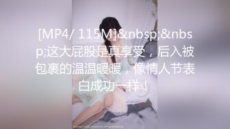 [MP4/ 115M]&nbsp;&nbsp;这大屁股是真享受，后入被包裹的温温暖暖，像情人节表白成功一样！