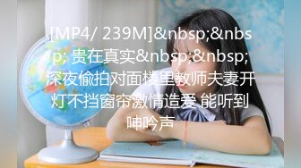 [MP4/ 239M]&nbsp;&nbsp; 贵在真实&nbsp;&nbsp;深夜偸拍对面楼里教师夫妻开灯不挡窗帘激情造爱 能听到呻吟声