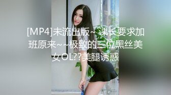 [MP4]未流出版~ 课长要求加班原来~~极致的三位黑丝美女OL??美腿诱惑