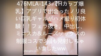 476MLA-143 【Hカップ爆乳】アプリで出会ったノリ良い巨乳ギャルがハメ撮り初体験！！フェラ抜き、中出し、ミニスカ&ルーズソックスの制服コスで3回も発射しちゃいましたww