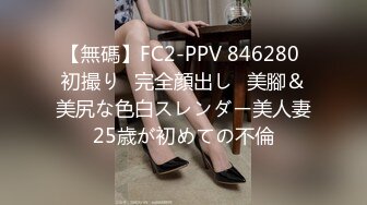 【無碼】FC2-PPV 846280 初撮り♥完全顔出し♥美腳＆美尻な色白スレンダー美人妻25歳が初めての不倫