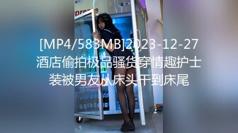 [MP4/583MB]2023-12-27酒店偷拍极品骚货穿情趣护士装被男友从床头干到床尾