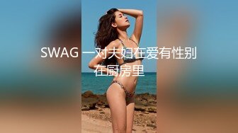 SWAG 一对夫妇在爱有性别在厨房里