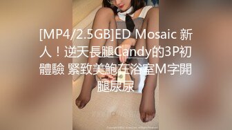 [MP4/2.5GB]ED Mosaic 新人！逆天長腿Candy的3P初體驗 緊致美鮑在浴室M字開腿尿尿